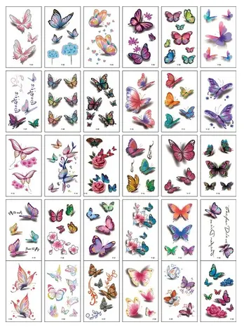 Tatouage Éphémère Papillon