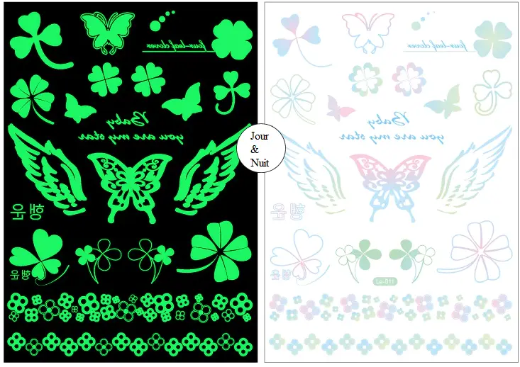 Tatouage Papillon Lumineux