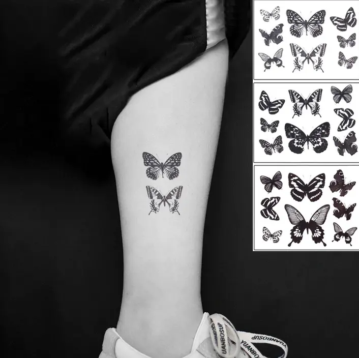 Tatouage Papillon Noir