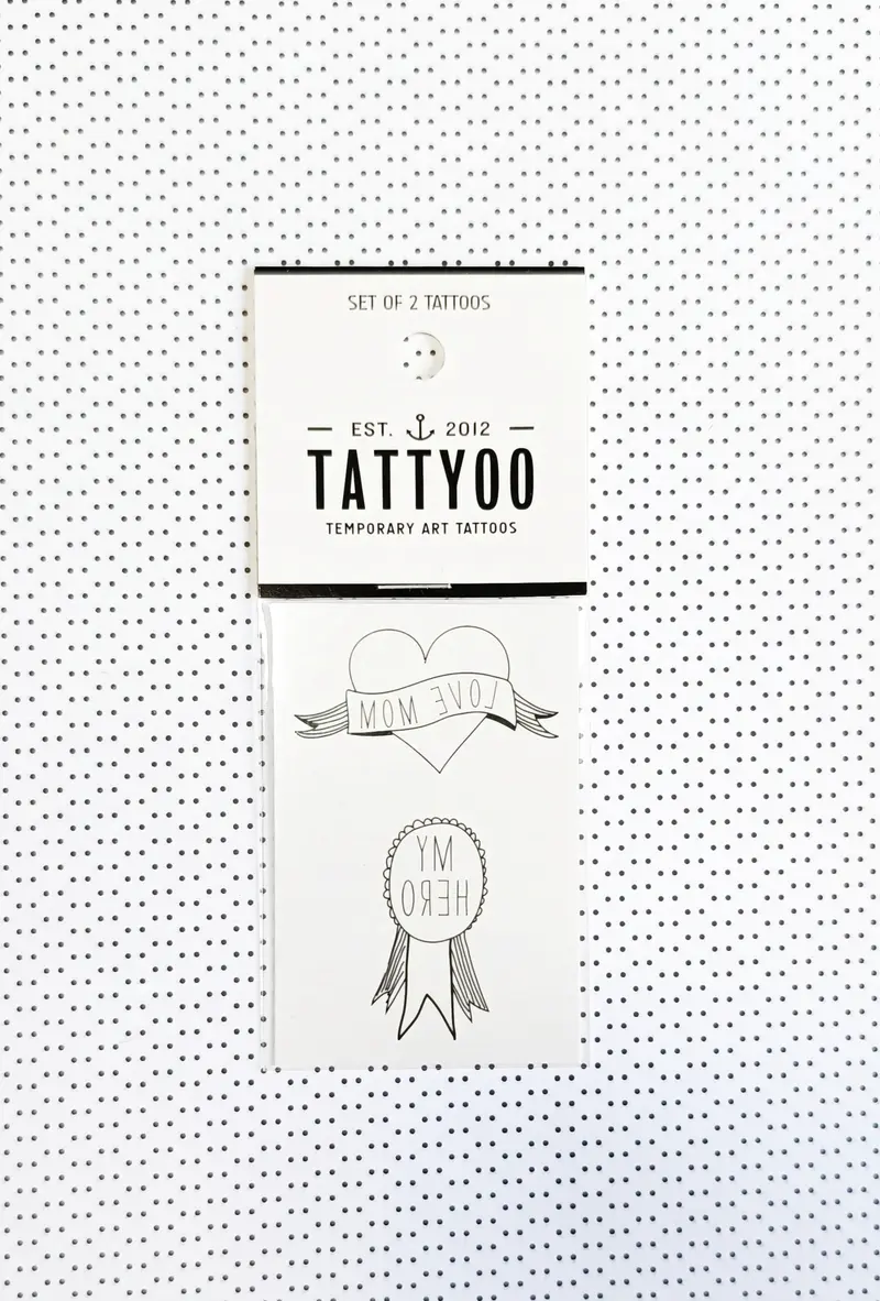 Tatouages éphémères - Love mom
