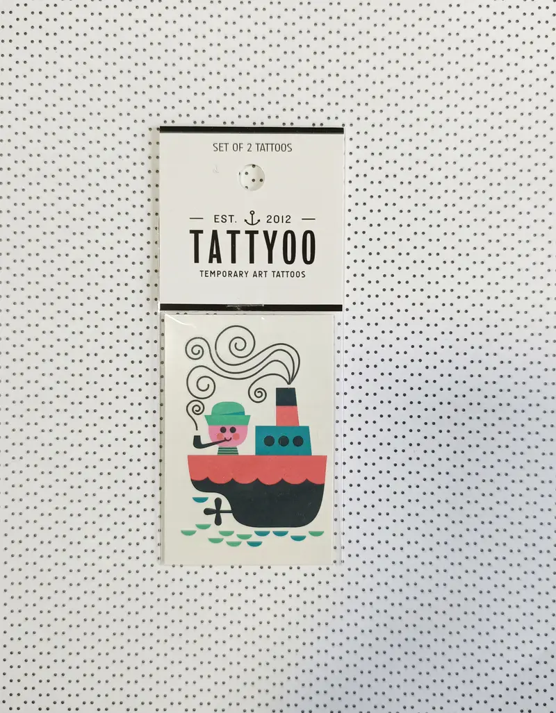 Tatouages éphémères - Marin pécheur