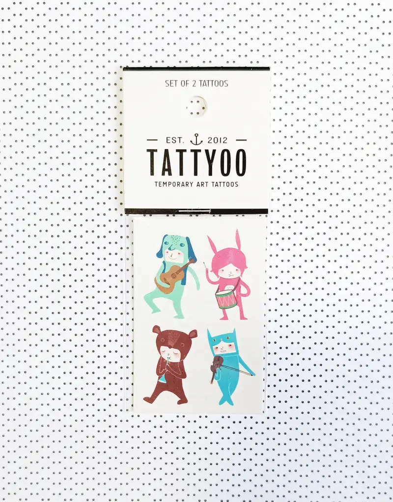 Tatouages éphémères - Musiciens