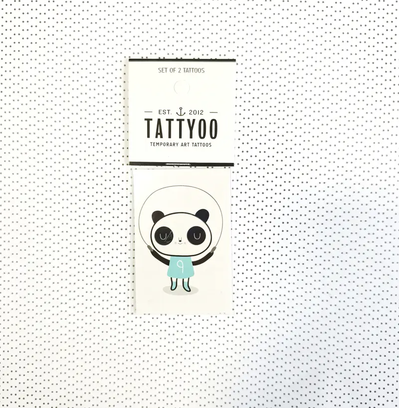 Tatouages éphémères - Panda