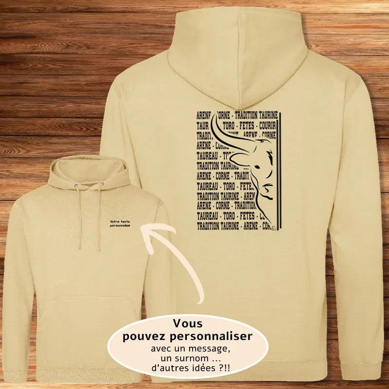 Taureau Tradition taurine Graphisme sur Sweat-shirt
