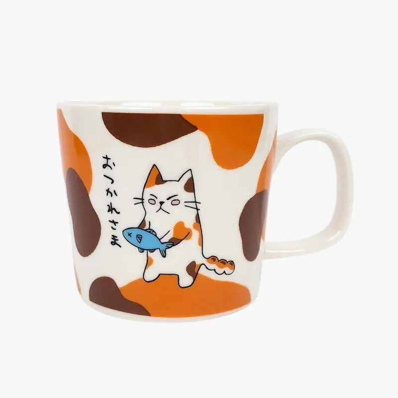 Taza Japonesa Mikeneko "Otsukaresama"