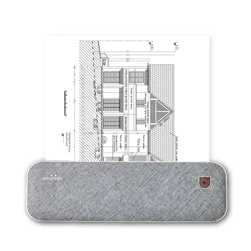 TEDDYPRINT Imprimante Portable A4