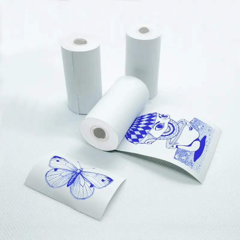 TEDDYPRINT® Papier Impression Bleue 3 Rouleaux