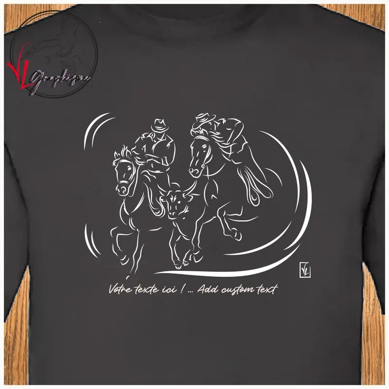 Tee Shirt Noir taille L Duo gardians