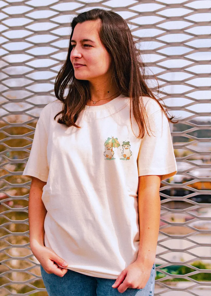 Tee-shirt UNISEXE - Canards sous la pluie