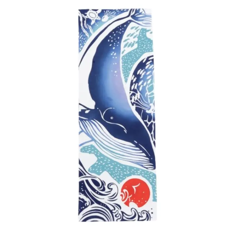 Tenugui Japonés Ballena