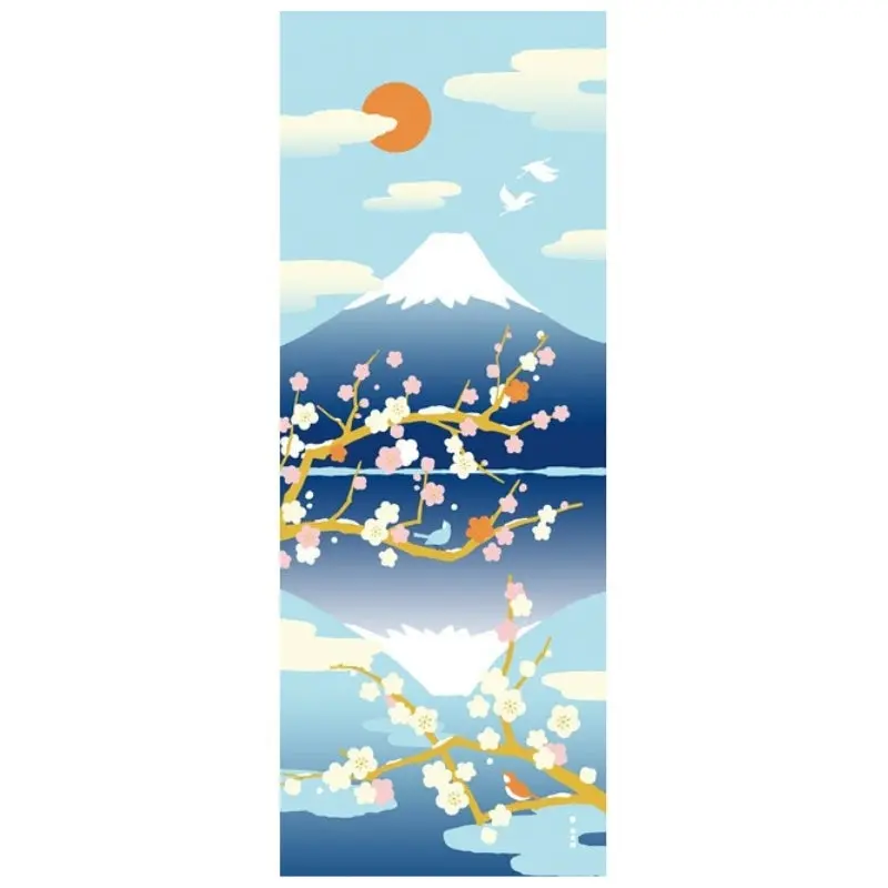 Tenugui Japonés Sakasa Fuji