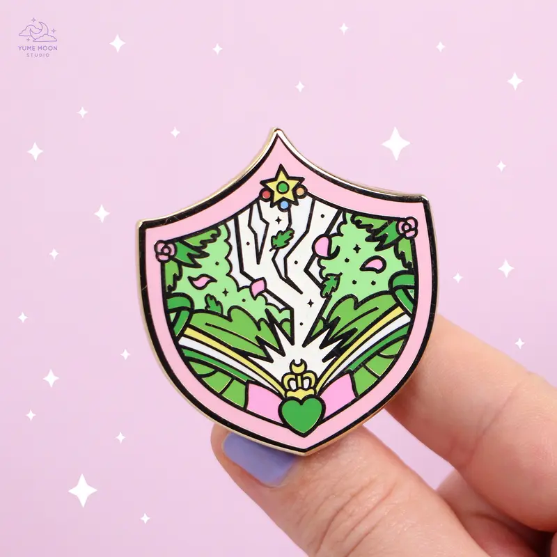 Thunder Shield Enamel Pin