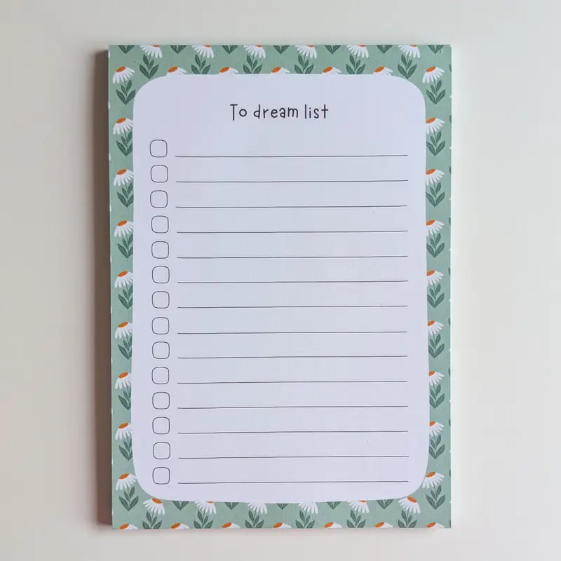 To Dream List A5 - Marguerites