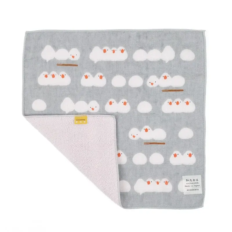 Toalla Japonesa Pájaros