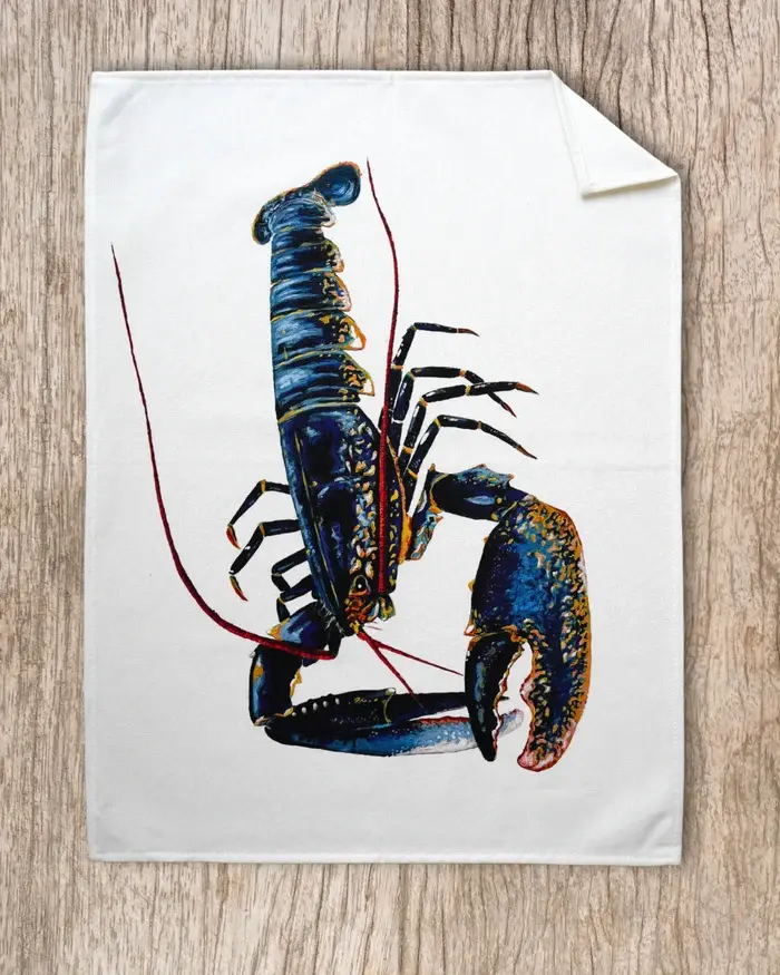Torchon 100% coton - Le Homard