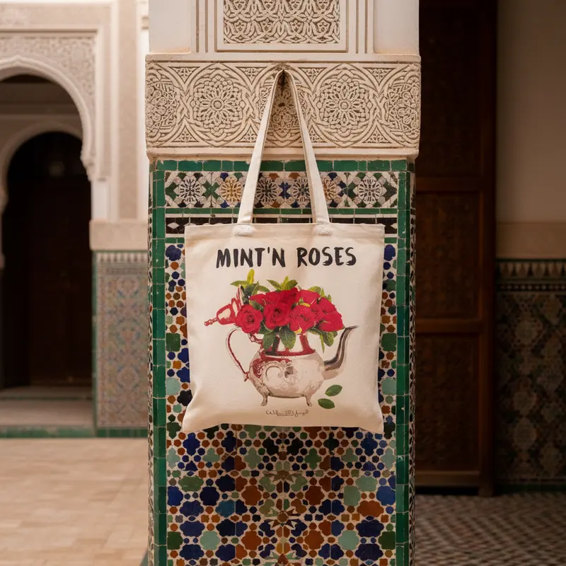 Tote bag - Mint'n Roses