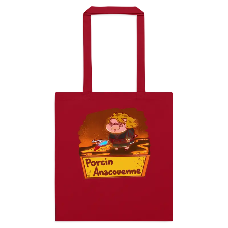 Tote bag Porcin Anacouenne