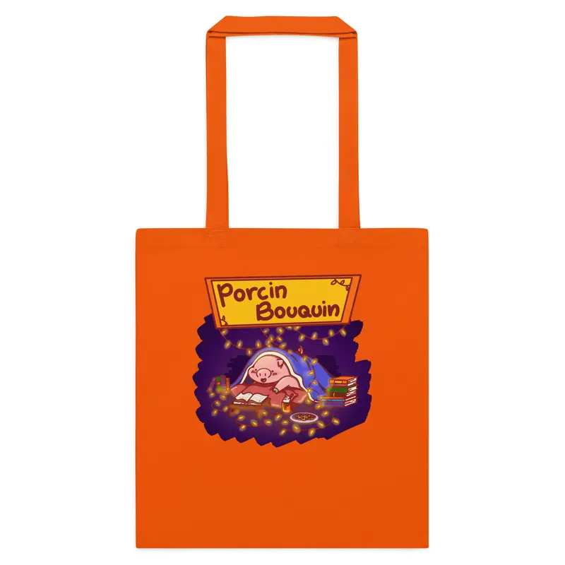 Tote bag Porcin Bouquin
