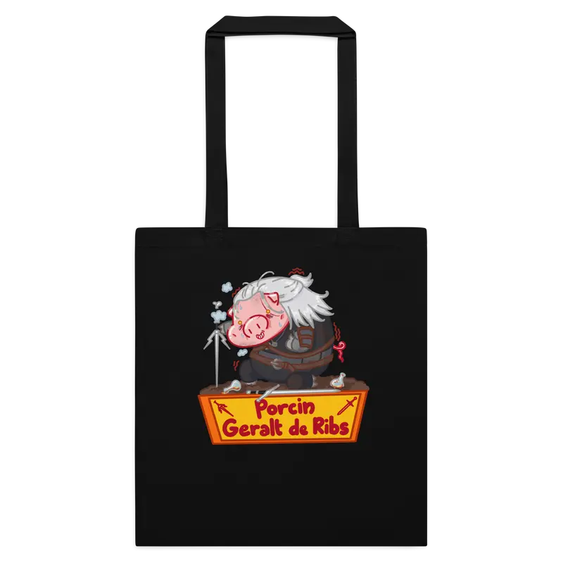 Tote bag Porcin Geralt de Ribs