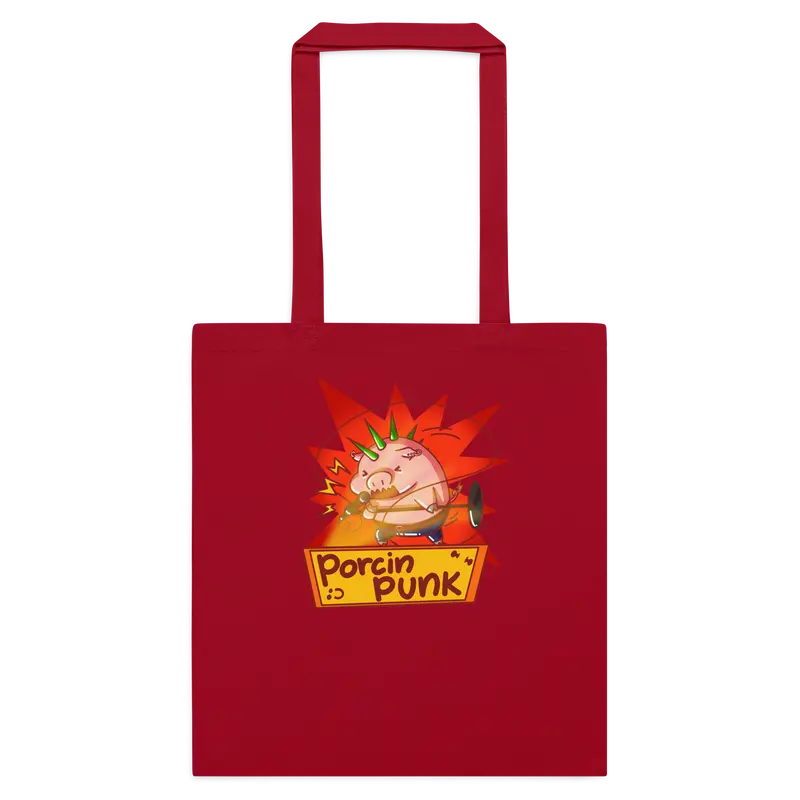 Tote bag Porcin Punk