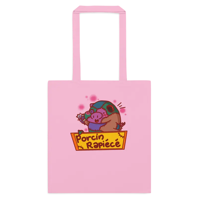 Tote bag Porcin Rapiécé