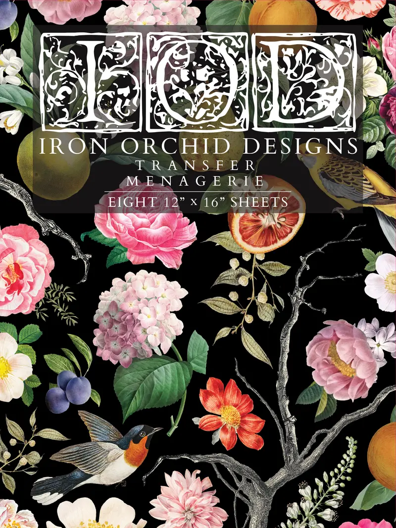 Transfert de ménagerie par Iron Orchid Designs IOD été 2025