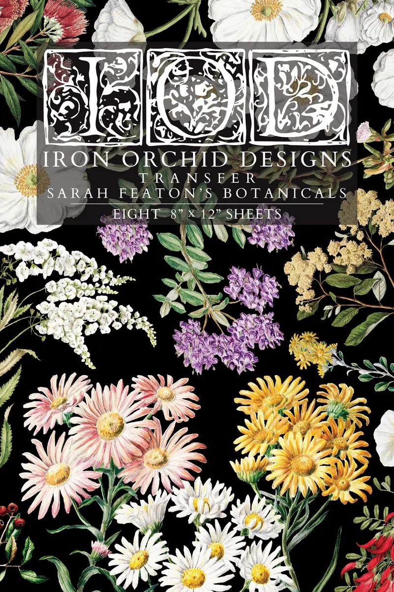 Transfert de plantes botaniques de Sarah Featon par Iron Orchid Designs Lancement IOD été 2025