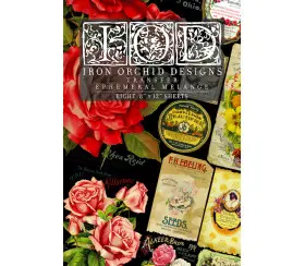 Transfert ÉPHÉMÈRE MÉLANGE par Iron Orchid Designs IOD
