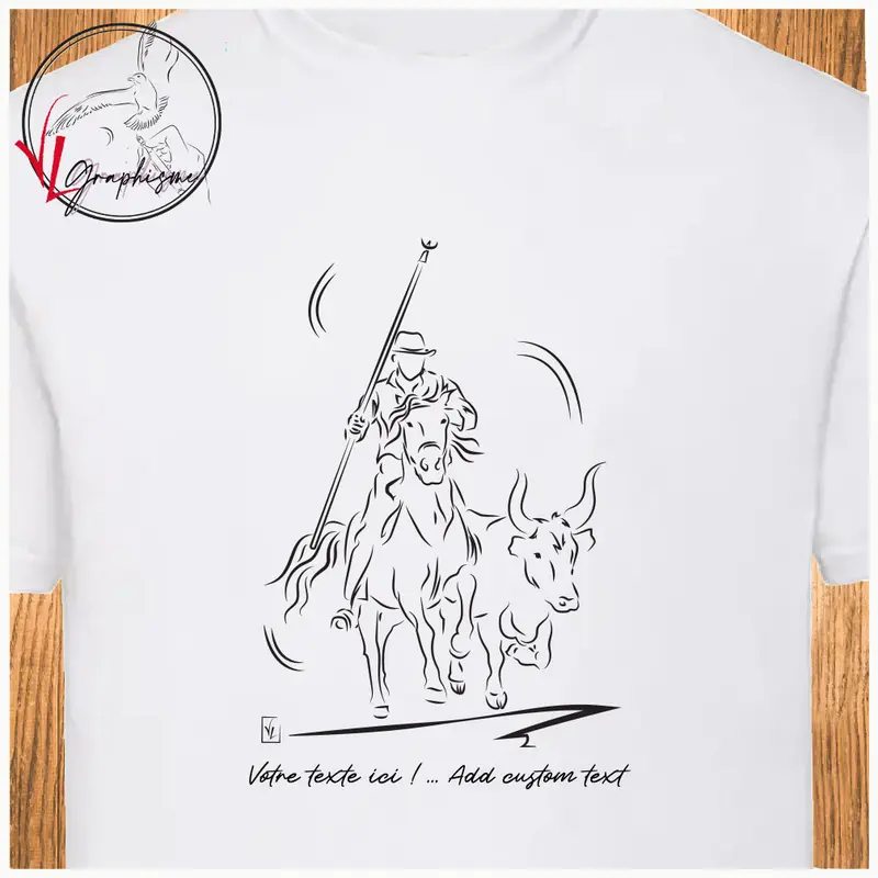 Tshirt Abrivado Manade Gardian & Taureau