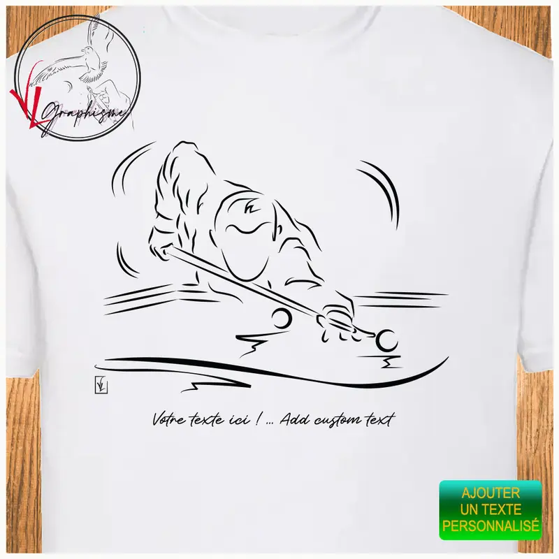 TShirt Billard Sport