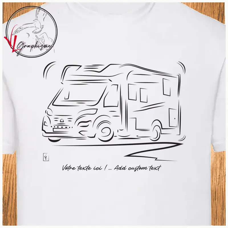 Tshirt camping car