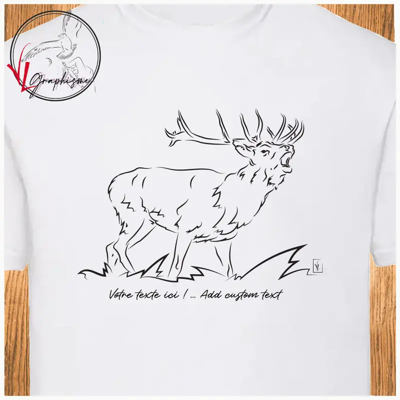 Tshirt Cerf qui brame