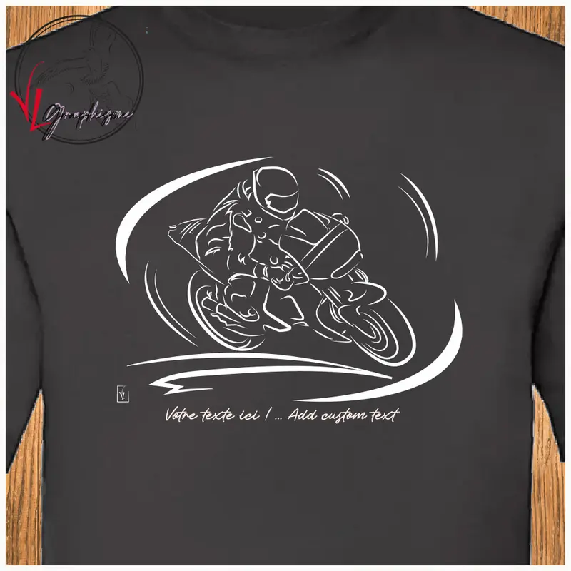 Tshirt course moto