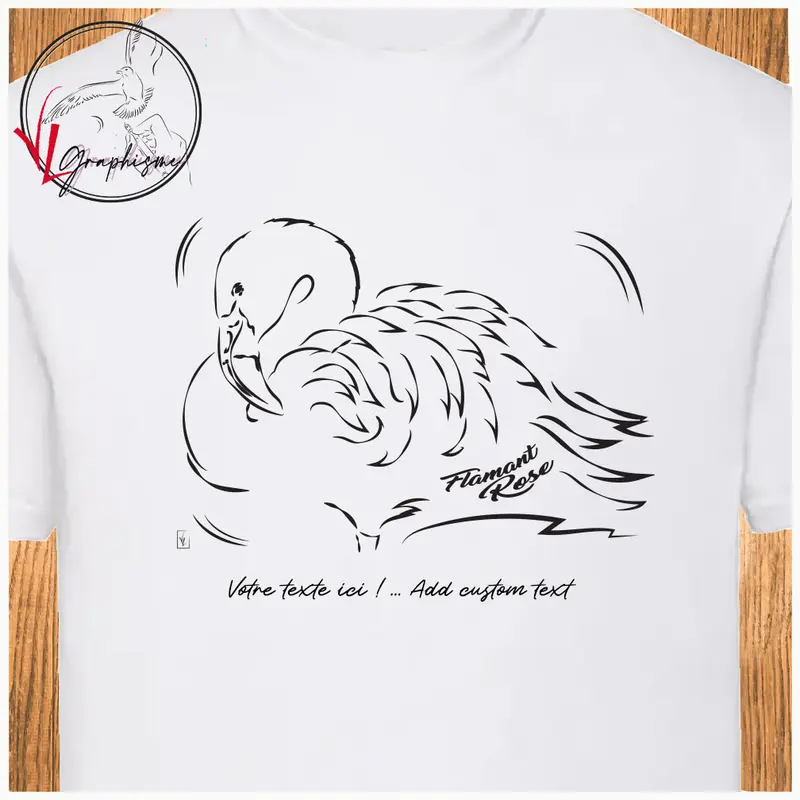 TShirt Flamant rose