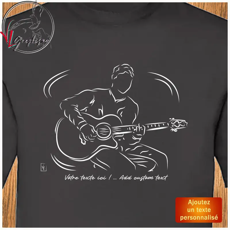 TShirt Guitariste
