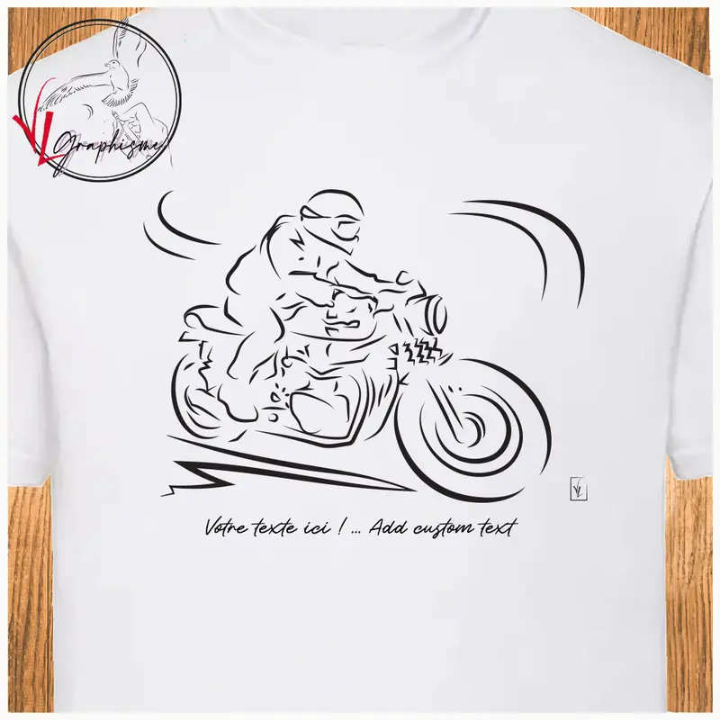 Tshirt moto ancienne