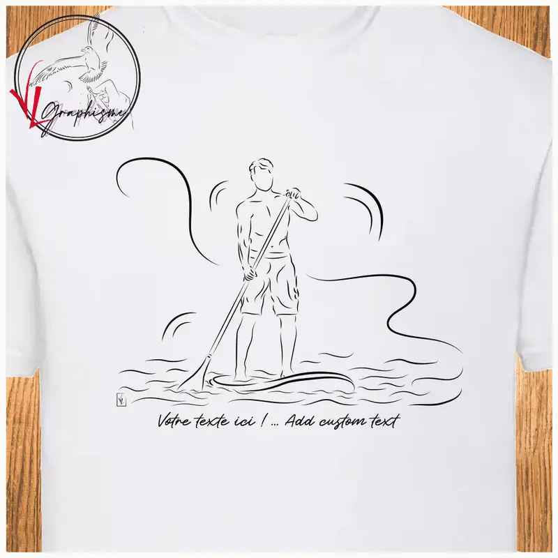 Tshirt Paddle homme debout
