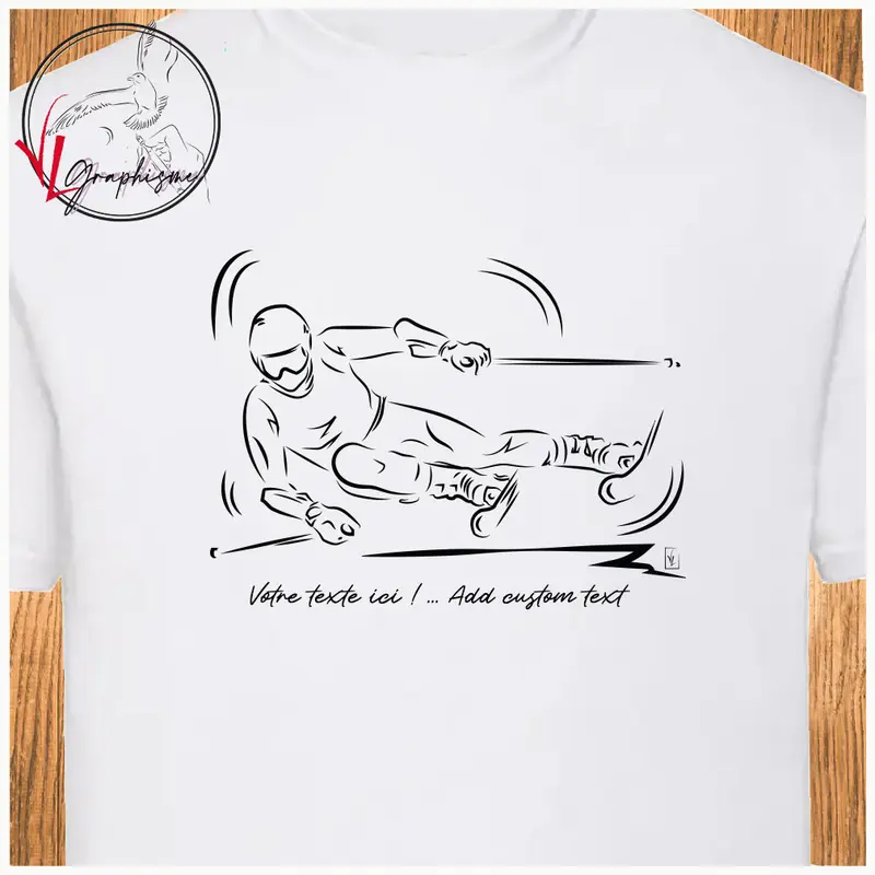 TShirt Slalom ski alpin