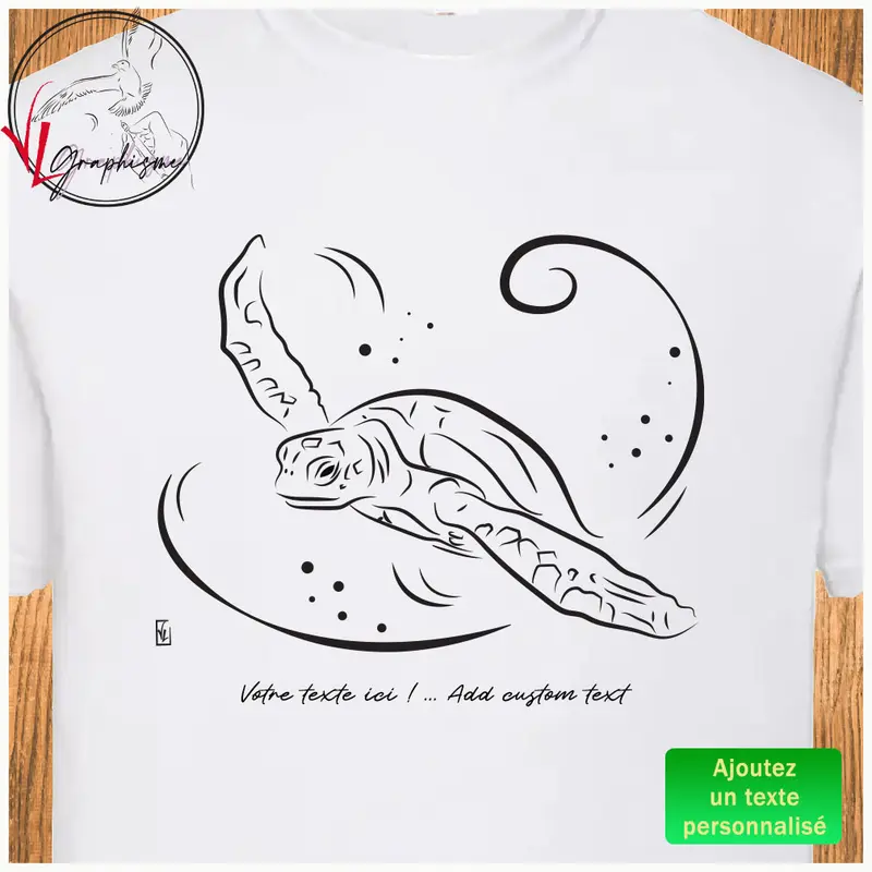 TShirt Tortue Mer Océan