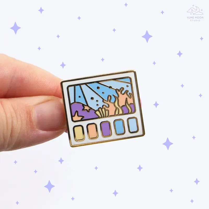 Underwater Scenery Swatches Enamel Pin