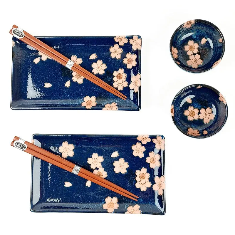 Vajilla Sushi Sakura Caja