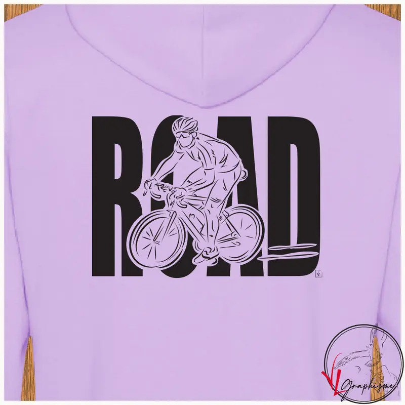 Vélo Road Graphisme sur Sweat-shirt