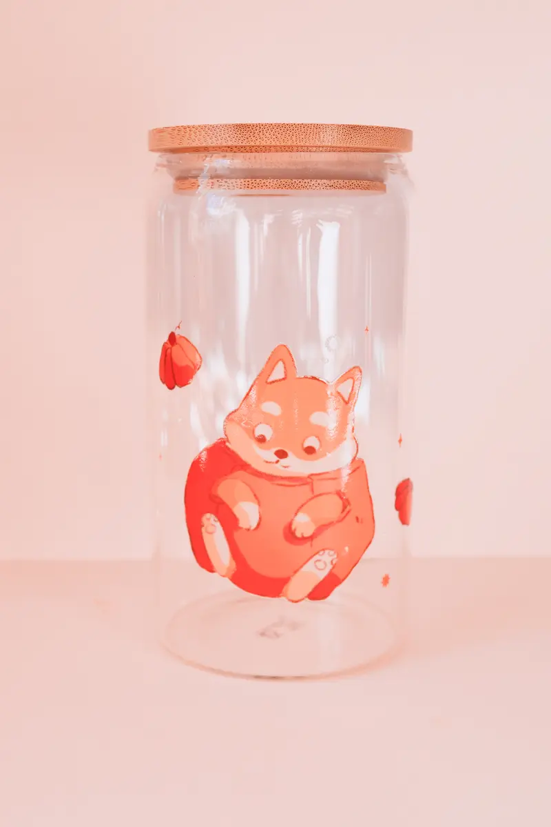 Verre - Shiba citrouille