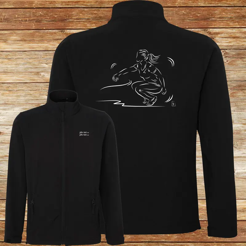 Veste Softshell Pétanque Féminine Pointe 280g/m² - Coupe-Vent Personnalisable