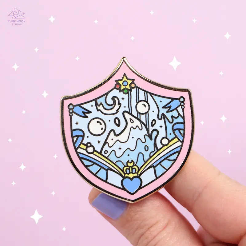 Water Shield Enamel Pin