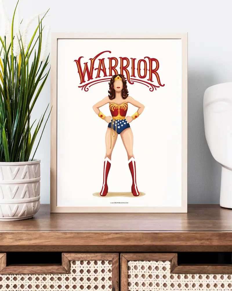Wonder Woman Warrior Art Print