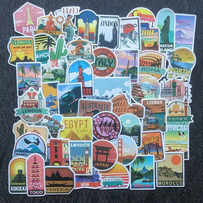WORLD TRAVEL PACK | 100 STICKERS