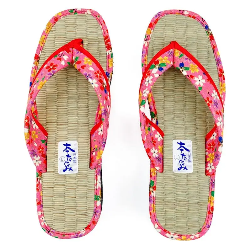 Zori Calzado Japonés Sakura Rosa